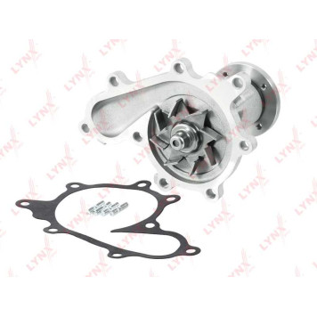 Помпа водяная подходит для NISSAN Navara(D40) 2.5D 05-10 / NP300 2.5D 08> / Pathfinder(R51) 2.5D 05-10 / Pick Up(D22) 2.5D 02-05 / Cabstar 2.5D-3.0D 06-11 <b>LYNXAUTO CW-0143</b>