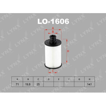 Фильтр масляный подходит для LAND ROVER Discovery IV-V 3.0-5.0 09> / Range Rover III-IV 5.0 09> / Range Rover Sport(LS/LW) 3.0-5.0 09>, JAGUAR F-Pace 3.0 15> / F-Type 3.0-5.0 12> / XE 3.0 <b>LYNXAUTO LO-1606</b>