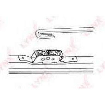 Щетка стеклоочистителя зимняя LYNXauto LW330-1