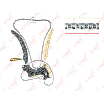 Комплект цепи грм подходит для MB C180K-C230K(W203/W204) 02-14 / CLK200-200K(C209) 02-09 / E200-200K(W211/W212) 02> / Sprinter 1.8 08> <b>LYNXAUTO TK-0012</b>