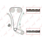 Комплект цепи грм подходит для FORD Focus II 1.8-2.0 04-12 / Focus C-Max 1.8-2.0 03-07 / C-Max I 1.8-2.0 07-10 / Galaxy/S-Max 2.0 06-15 / Mondeo III-IV 1.8-2.0 00-15, MAZDA 3(BK/BL) 2.0 03 <b>LYNXAUTO TK-0013</b>