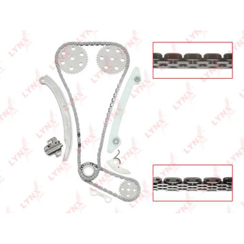 Комплект цепи грм подходит для FORD Focus II 1.8-2.0 04-12 / Focus C-Max 1.8-2.0 03-07 / C-Max I 1.8-2.0 07-10 / Galaxy/S-Max 2.0 06-15 / Mondeo III-IV 1.8-2.0 00-15, MAZDA 3(BK/BL) 2.0 03 <b>LYNXAUTO TK-0013</b>