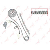 Комплект цепи грм подходит для HONDA Jazz(GE) 1.5 08> / CR-Z 1.5-1.5h 10> (для двс L15A) <b>LYNXAUTO TK-0018</b>