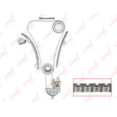 Комплект цепи грм подходит для NISSAN Teana(J31) 2.0 03-08 / Avenir(W11) 2.0 01-05 / Primera(P12) 2.0 02> / X-Trail(T30) 2.0-2.5 01-13 (для двс QR) <b>LYNXAUTO TK-0030</b>