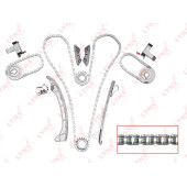 Комплект цепи грм подходит для TOYOTA Land Cruiser Prado(120) 4.0 02-10 / 4Runner 4.0 02-09 / FJ Cruiser 4.0 06-10 / Fortuner 4.0 05-15 (для двс 1GR) <b>LYNXAUTO TK-0043</b>