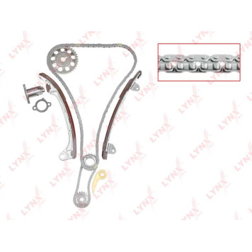 Комплект цепи грм подходит для TOYOTA Allion/Premio(T24) 2.0 01-05 / Alphard 2.4 03-14 / Avensis(T22/T25) 2.0-2.4 00-08 / Avensis Verso/Picnic 2.0-2.4 01-09 / Caldina(T24) 2.0 02-07 / Camr <b>LYNXAUTO TK-0059</b>