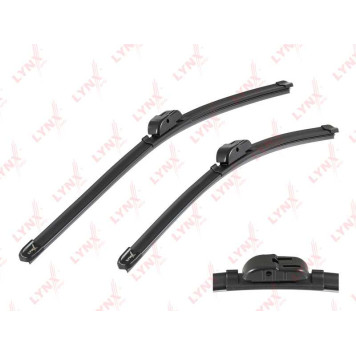 Бескаркасные щетки стеклоочистителя, комплект 530мм+480мм подходит для OPEL Astra H 04> <b>LYNXAUTO XF5545S</b>