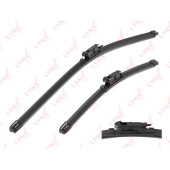 Бескаркасные щетки стеклоочистителя, комплект 530мм+480мм подходит для NISSAN Qashqai(J10) 07>, FIAT Panda 12> <b>LYNXAUTO XF6038T</b>