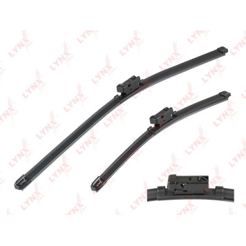 Бескаркасные щетки стеклоочистителя, комплект 530мм+480мм подходит для SKODA Rapid 12>, VW Polo 09> <b>LYNXAUTO XF6040B</b>