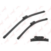 Бескаркасные щетки стеклоочистителя, комплект 530мм+480мм подходит для HYUNDAI i30(FD) 07-11, KIA Ceed I 06-12, SKODA Superb(3T) 08-15, VW Caddy III-IV 06> / Touran 06-15, PEUGEOT 308 II 1 <b>LYNXAUTO XF6045P</b>