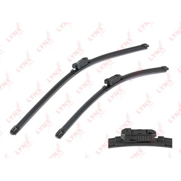 Бескаркасные щетки стеклоочистителя, комплект 530мм+480мм подходит для SKODA Yeti 09>, VW Golf VI 03-13 / Jetta III 05-10 / Passat 05-14 <b>LYNXAUTO XF6048P</b>