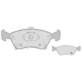 Колодки тормозные TOYOTA AVENSIS 97-03 передние <b>MAFF 7.678.0</b>