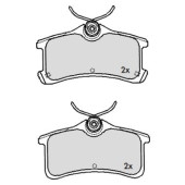 Колодки торм зад AVENSIS 01-03 (GDB3334) <b>MAFF 7.810.0</b>