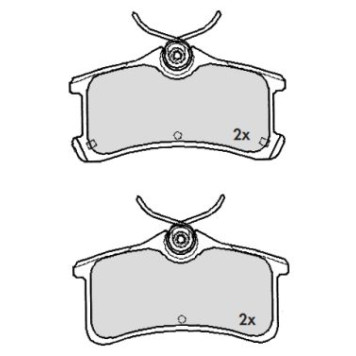 Колодки торм зад AVENSIS 01-03 (GDB3334) <b>MAFF 7.810.0</b>