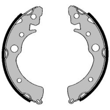 Колодки торм.бар.HONDA CIVIC/CRX/ROVER 200 83- <b>MAFF 9.348.1</b>