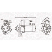 Стартер 1.1Kw Ford Fiesta/Ka 1.3/1.6i 96> <b>MAGNETI MARELLI 063721289010</b>
