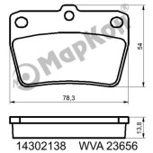 Колодки тормозные дисковые к-т с мех. индикатором износа Toyota RAV-4 Chery <b>МАРКОН 14302138</b>