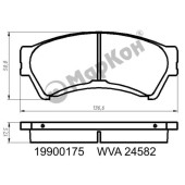 Колодки тормозные дисковые к-т Mazda 6 Ford <b>МАРКОН 19900175</b>