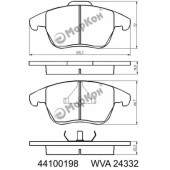 Колодки тормозные дисковые к-т VW Tiguan Passat V V CC VI Saran II AUDI A6 IV Q3 SEAT Alhambr <b>МАРКОН 44100198</b>