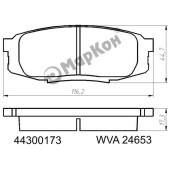 Колодки тормозные <b>МАРКОН 44300173</b>