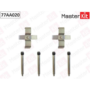 Комплект установочный дисковых колодок MB W202 <b>MASTERKIT 77AA020</b>