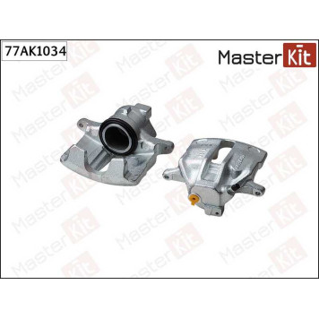 Суппорт тормозной передний левый Audi A4 (8EC, B7) 2004-2008, Volkswagen PASSAT (3B2) 1996-2001 <b>MASTERKIT 77AK1034</b>