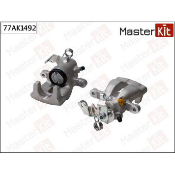 Суппорт тормозной задний левый Opel ASTRA G (T98) 1998-2005, ZAFIRA A (T98, X03) 1999-2010 <b>MASTERKIT 77AK1492</b>