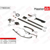 Комплект цепи грм NISSAN Almera/Primera 1.6i GA14DE,GA16DE 95-00 без звездочек <b>MASTERKIT 77B0034K</b>