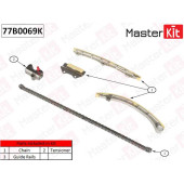 Комплект цепи грм (без звездочек) HONDA ACCORD VII/CIVIC VII/CR-V II K20A 01-  <b>MASTERKIT 77B0069K</b>