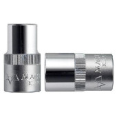 Головка 27мм 1/2" 6 гран. короткая МастерКлюч МК564027