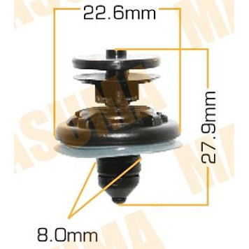 Клипса крепежная <b>MASUMA KE237</b>