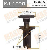 Клипса крепежная 'Masuma' 1229-KJ (уп.50шт) <b>MASUMA KJ-1229</b>