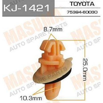 Покер пластм.крепежный 'Masuma' 1421-KJ (уп.50шт) <b>MASUMA KJ-1421</b>