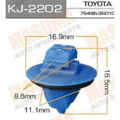 Покер пластм.крепежный 'Masuma' 2202-KJ (уп.50шт) <b>MASUMA KJ-2202</b>