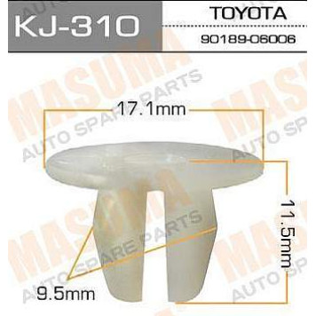 Клипса универс. <b>MASUMA KJ-310</b>