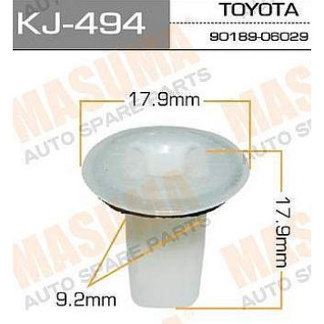 'клипса крепежная ''Masuma'' ' <b>MASUMA KJ494</b>