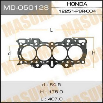 Прокладка голов.блока 'Masuma' B20B (110) <b>MASUMA MD-05012S</b>
