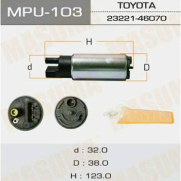 Бензонасос 'Masuma' OEM_23221-46070 Toyota <b>MASUMA MPU-103</b>