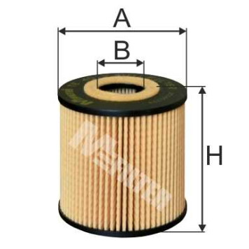 Фильтр масл VOL C70/S40/S60/S70/S80 1.6 16V-2.9 24V 95- <b>MFILTER TE-401/2</b>
