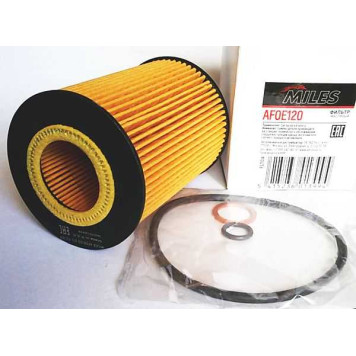 Фильтр масляный BMW E60/E65/X5 (E53) 4.4/4.5/3.5/4.8 (FILTRON OE672/1, MANN HU715/5x) <b>MILES AFOE120</b>