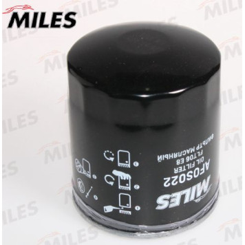 Фильтр масляный TOYOTA 4-RUNNER/AVENSIS/HIACE/HILUX/LAND CRUISER 2.0D-4.2D <b>MILES AFOS022</b>-1