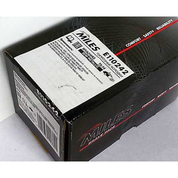 Колодки тормозные MITSUBISHI PAJERO I/PAJERO II 3.0/3.5/2.5TD/L400 94>03 задние <b>MILES E110242</b>-1