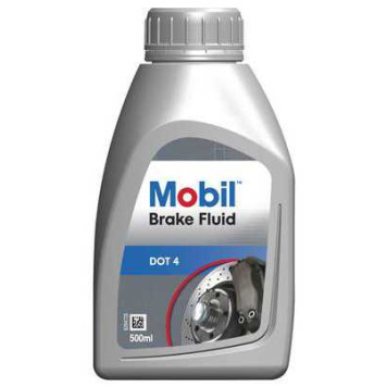Жидкость тормозная Mobil Brake Fluid DOT 4 0.5л <b>MOBIL 150906R</b>-2
