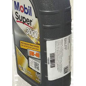 Масло моторное синтетическое 1л 5w40 SN/CF Mobil Super 3000 X1 152060
