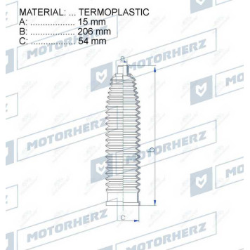 Пыльник <b>MOTORHERZ RDZ0044MG</b>