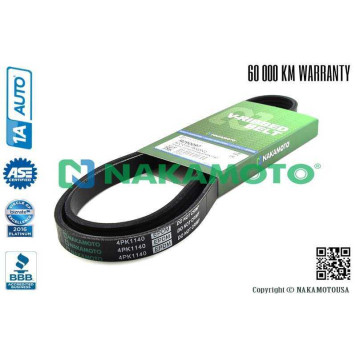 Ремень поликлиновый 4PK1140 <b>NAKAMOTO R090097</b>