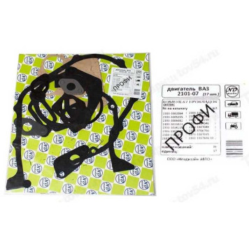 Набор прокладок ДВС ВАЗ 2101-07 ПРОФИ /темпсил, бетафлекс/ (17 шт) в уп. <b>ND AVTO 102001-23</b>