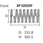Пружина подвески NHK XP SZ035F