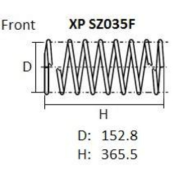 Пружина подвески NHK XP SZ035F