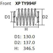 Пружина подвески NHK XP TY994F